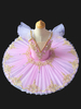 Costumes de danse de ballet blanc femme enfant ballerine perles volants dentelle polyester robe vêtements de danse