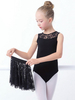 Costumes de danse de ballet Léotards de ballerine sans manches avec jupe Déguisements Halloween