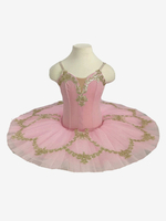 Costumes de danse de Ballet rose enfant fille robe de ballerine à volants en dentelle
