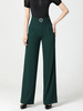 Costumes De Danse De Salon Pantalon Femmes Vert Foncé