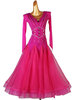 Costumes de danse de salon Rose robe vêtements de danse pour femmes Robe latine