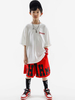 Costumes De Danse Hip Hop Enfant Rouge Blanc Garçon Fille Pantalon Top Ensemble Costume Danse Urbaine