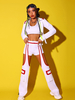 Costumes De Danse Jazz Pantalons En Polyester Femmes Top Ensemble De Danse