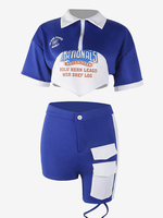 Costumes de danse Jazz pantalons en Polyester pour femmes haut pardessus vêtements de danse