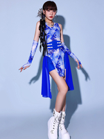 Costumes de danse Jazz pour femmes gants en mousseline de soie Lycra Spandex collants vestimentaires vêtements de danse