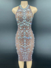 Costumes de danse jazz pour femmes Lycra Spandex Dress Dancing Wear