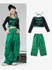 Costumes de danse Jazz top manches longues pantalon en Polyester femmes