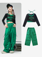 Costumes de danse Jazz top manches longues pantalon en Polyester femmes