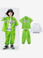 Costumes de danse Jazz unisexe ensemble pantalon en Polyester manteau décontracté