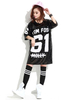 Costumes de danse Paillettes Noir Imprimé 2021 Hip Hop Vêtements costume de danse Déguisements Halloween