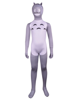 Costumes de Déguisements Halloween unisexe Multi couleur Totoro Lycra Zentai de corps entier pour les enfants Déguisements Halloween