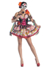 Costumes de fantôme dHalloween pour les femmes Robe effrayante rouge Gants Costumes de vacances en polyester