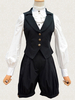 Costumes de Lolita classique noir gilet et Shorts costumes Lolita Déguisements Halloween
