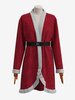 Costumes de Noël unisexes rouges pour les fêtes de Noël