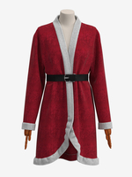 Costumes de Noël unisexes rouges pour les fêtes de Noël