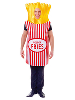 Costumes De Nourriture Frites Dorées Adultes Costumes Déguisements Halloween Unisexe