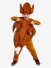 Costumes de Thanksgiving pour garçon haut sans manches en fibre marron pour les fêtes