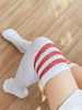 Costumes de vacances de Noël en polyester mélangé de coton blanc pour femmes