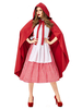 Costumes de vacances pour femmes Robe élégante rouge Costume de vacances Cape en couches à carreaux