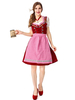 Costumes Dentelle Bière Fille Cosplay Vichy Volants Robe En Coton Oktoberfest Déguisements Halloween Carnaval
