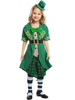 Costumes Déguisement Carnaval St-Patrick Enfants Chapeau Cravate Génie Vert Uniforme