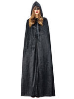 Costumes Déguisements Manteau de Sorcière En Velours Cosplay Déguisements Halloween