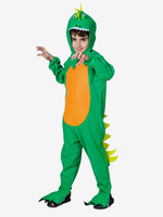 Costumes Dinosaures Pour Enfants Vert Halloween Polyester