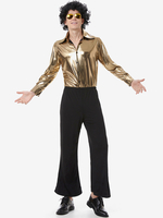 Costumes disco rétro des années 70 pour festival de musique costumes de spectacle sur scène disco pour couple