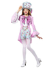Costumes Enfant Cadeau Magicienne Cosplay En Dentelle À Imprimé Floral Princesse Déguisement Carnaval Halloween