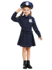 Costumes Enfant Cadeau Noël Policière Cosplay Marine Navire Uniforme Tissu Robe Ceinture Robe de Fille Déguisement Halloween