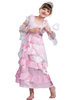 Costumes Enfants Cadeau Noël Robe Princesse Fille Cosplay Rose Fille Déguisement Baptême Halloween
