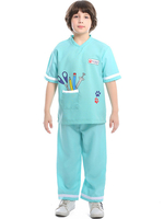 Costumes Ensemble Vert Docteur Cosplay Enfant Garçon Déguisement Carnaval Halloween