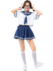 Costumes Femme Jupe De Marin Cosplay Top Déguisements Halloween