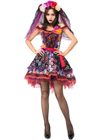 Costumes Fiancée Cosplay Rouges Femmes Mariée Déguisements Halloween