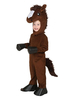 Costumes Noël Cadeau Enfants Café Marron Animal Polyester Fibre Polyester Cosplay De Cheval Déguisement Halloween