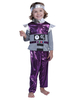 Costumes Noël Cadeau Enfants Ensemble De 2 Pièces Pantalon De Polyester En Fibre De Polyester Violet Ensemble De Costumes De Vacances Déguisement Halloween