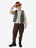 Costumes Oktoberfest Enfants Ensemble Marron Café Déguisement Vintage Garçon