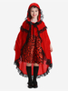 Costumes pour enfants Ensemble rouge Robe cape pour enfants
