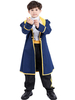 Costumes Prince Cosplay Pardessus Chemise Bleu Enfants Déguisements Halloween