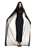 Costumes Robe Noire Femme En Cape Tulle Costumes Déguisements Halloween