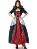 Costumes Robe Noire Vampire Vintage Cosplay Femmes Choker Dentelle Costumes Déguisements Halloween