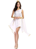 Costumes Robe Rétro Élégant Ceinture Médiévale Femme Chapeau Satin Tissu Déguisements Halloween