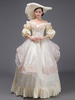 Costumes Rétro Champagne Volants Costume Marie Antoinette Robe Polyester Tunique Vintage Femme Vêtements Vintage