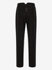 Costumes rétro en polyester rétro vintage noir pour homme