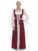 Costumes rétro femmes à lacets à volants d