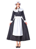 Costumes rétro femmes arcs deux tons robe femme de chambre Vintage vêtements Déguisements Halloween