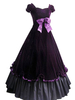 Costumes rétro femmes en velours côtelé robe gothique costume Marie Antoinette du XVIIIe siècle Déguisements Halloween