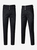 Costumes rétro noirs de jacquard de polyester rétro de cru pour lhomme