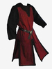 Costumes rétro noirs de manteau de polyester de manches longues rétro rétro pour lhomme