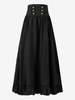 Costumes Rétro Noirs Jupe En Polyester À Lacets Marie Antoinette Pour Femmes Costume Du 18ème Siècle Déguisement Vintage